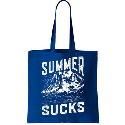 Summer Sucks Snowmobile Rider Gift Tote Bag