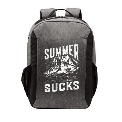 Summer Sucks Snowmobile Rider Gift Vector Backpack