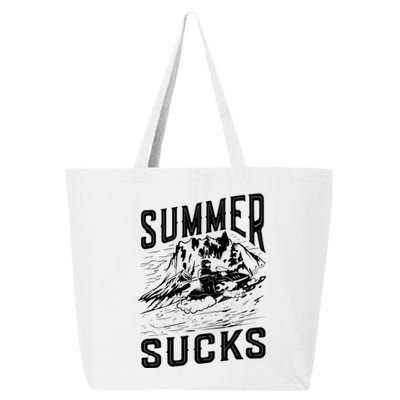 Summer Sucks Snowmobile Rider Gift 25L Jumbo Tote