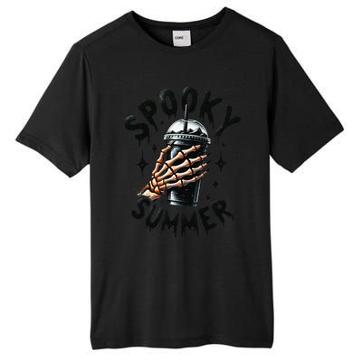 Spooky Summer Summer Vibes Skeleton Coffee Lover Skeleton Hand Tall Fusion ChromaSoft Performance T-Shirt