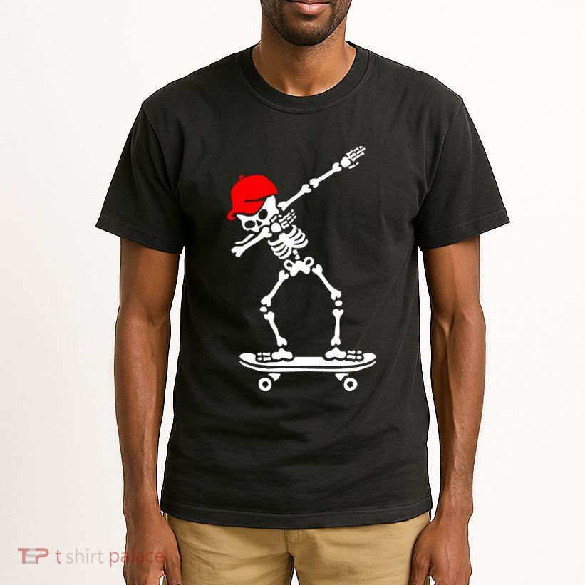 Skeleton Skateboard Tall T-Shirt