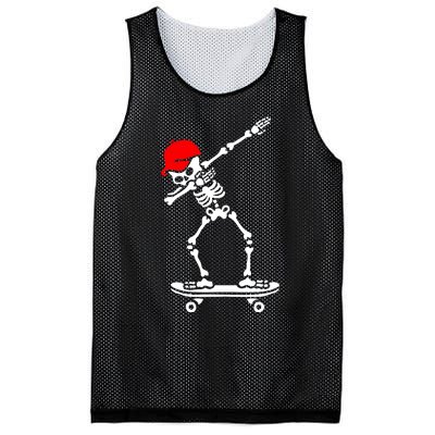 Skeleton Skateboard Mesh Reversible Basketball Jersey Tank