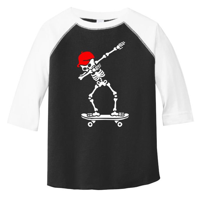 Skeleton Skateboard Toddler Fine Jersey T-Shirt