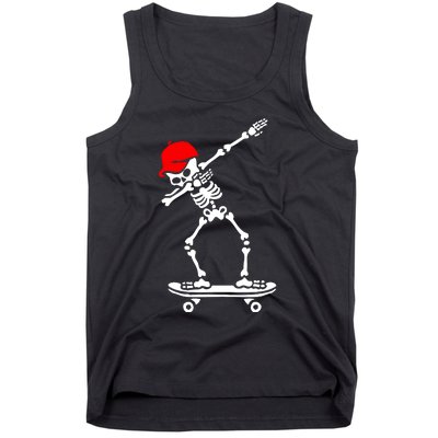 Skeleton Skateboard Tank Top