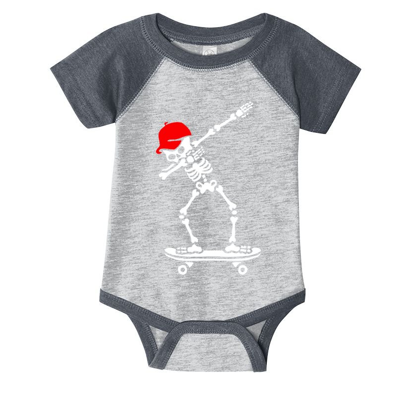 Skeleton Skateboard Infant Baby Jersey Bodysuit