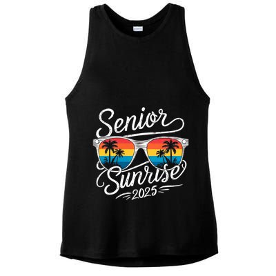 Senior Sunrise Shirts 2025 Seniors Of Class Graduation Ladies PosiCharge Tri-Blend Wicking Tank