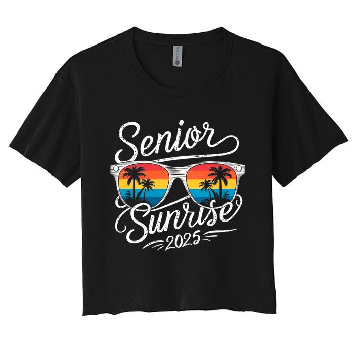 Senior Sunrise Shirts 2025 Seniors Of Class Graduation Women's Crop Top Tee