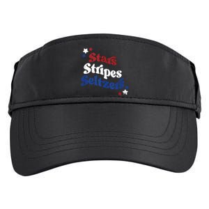 Stars Stripes Seltzers Adult Drive Performance Visor