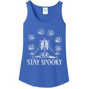 Stay Spooky Skeleton Cool Gift Trick Treat Halloween Skull Hand Meaningful Gift Ladies Essential Tank