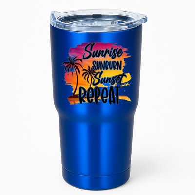 Sunrise Sunburn Sunset Repeat Great Gift Tumbler