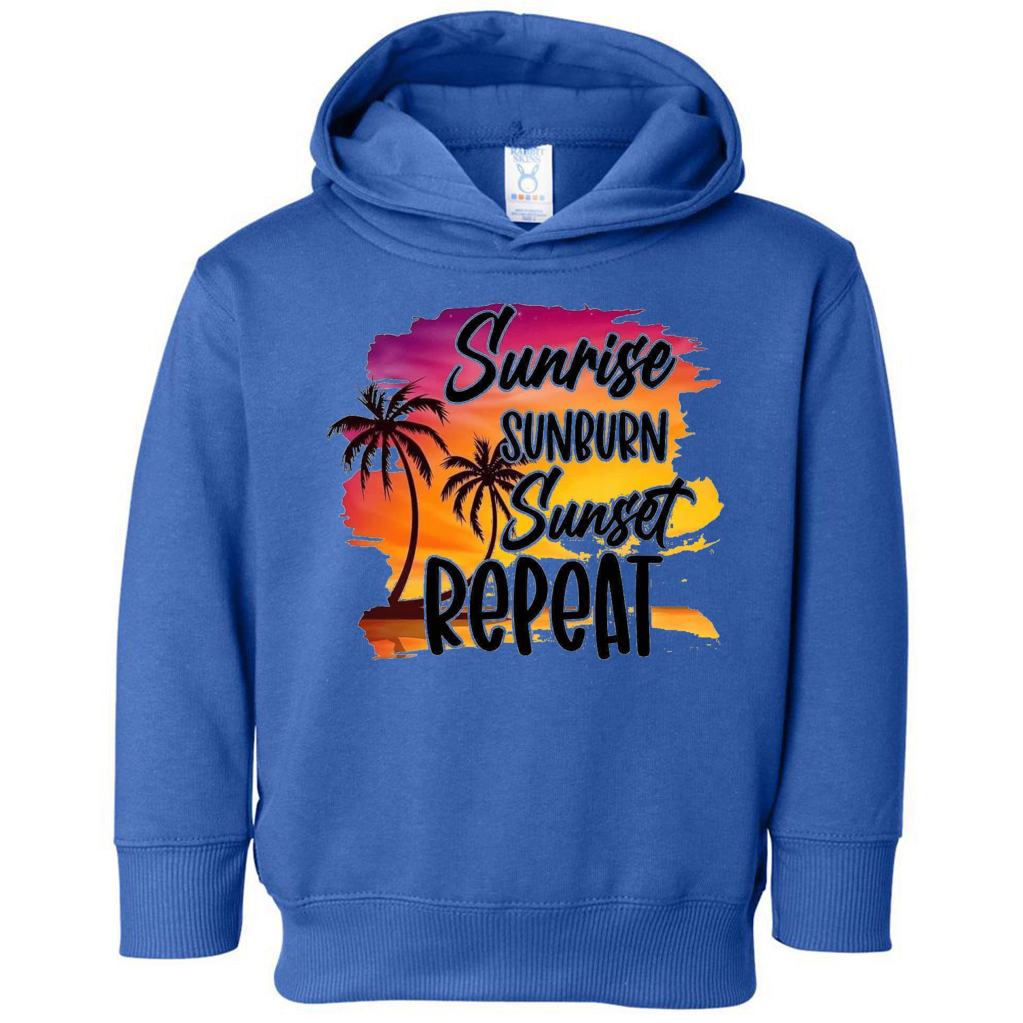Sunrise Sunburn Sunset Repeat Great Gift Toddler Hoodie