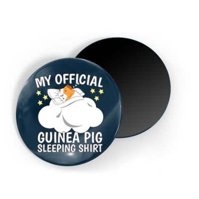 Sleeping Shirts Sleep Pajama Naps PJ Guinea Pig Magnet