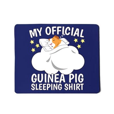 Sleeping Shirts Sleep Pajama Naps PJ Guinea Pig Mousepad