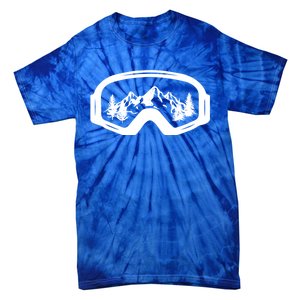 Ski Snowboard Skiing Goggles Snow Wintersport Skiing Gift Tie-Dye T-Shirt