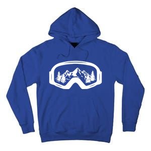 Ski Snowboard Skiing Goggles Snow Wintersport Skiing Gift Tall Hoodie