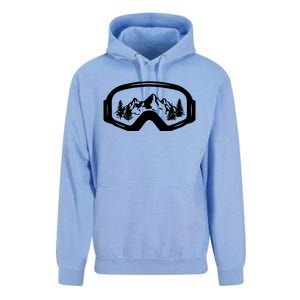 Ski Snowboard Skiing Goggles Snow Wintersport Skiing Gift Unisex Surf Hoodie