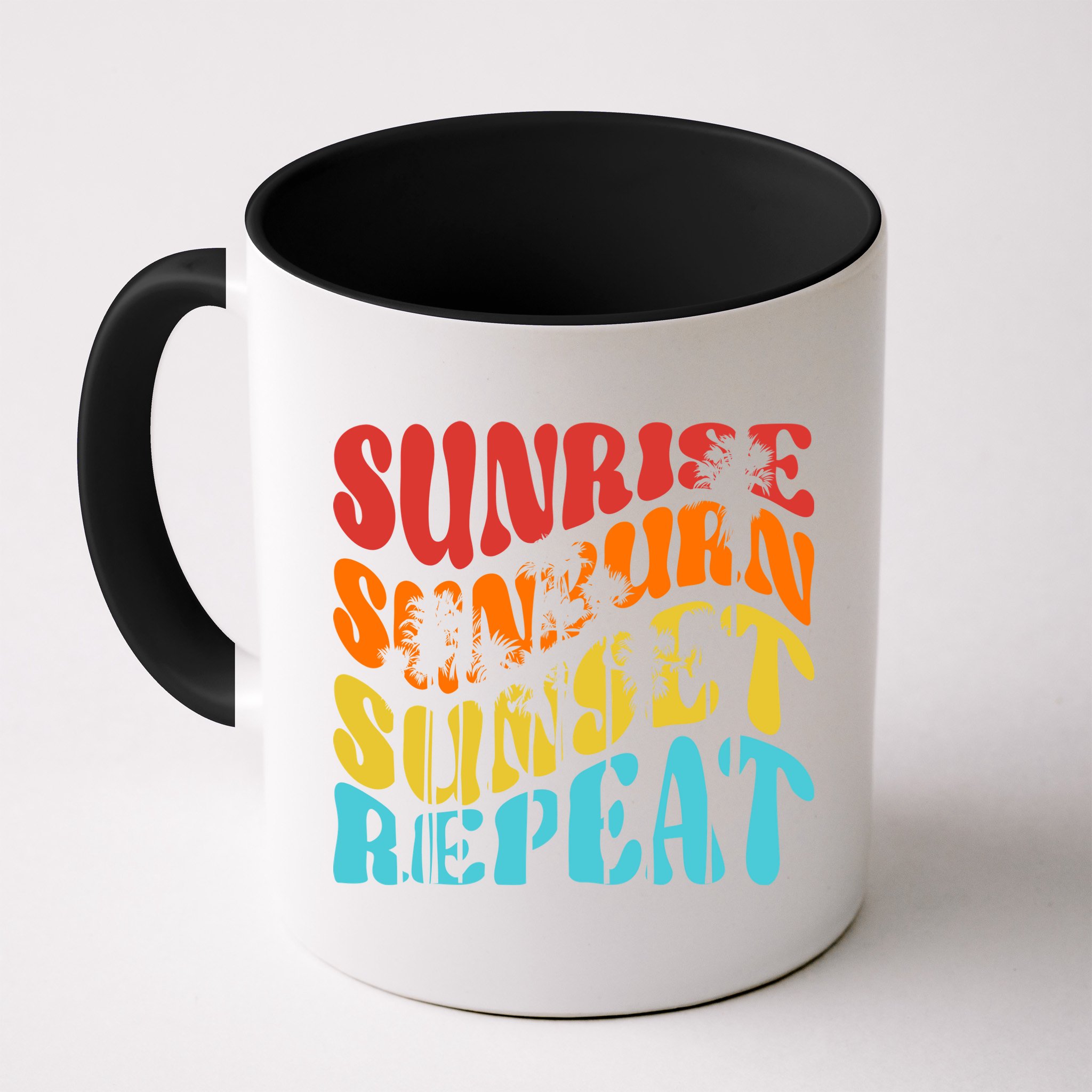 Sunride Sunburn Sunset Repeat Mug