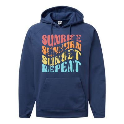 Sunride Sunburn Sunset Repeat Performance Fleece Hoodie