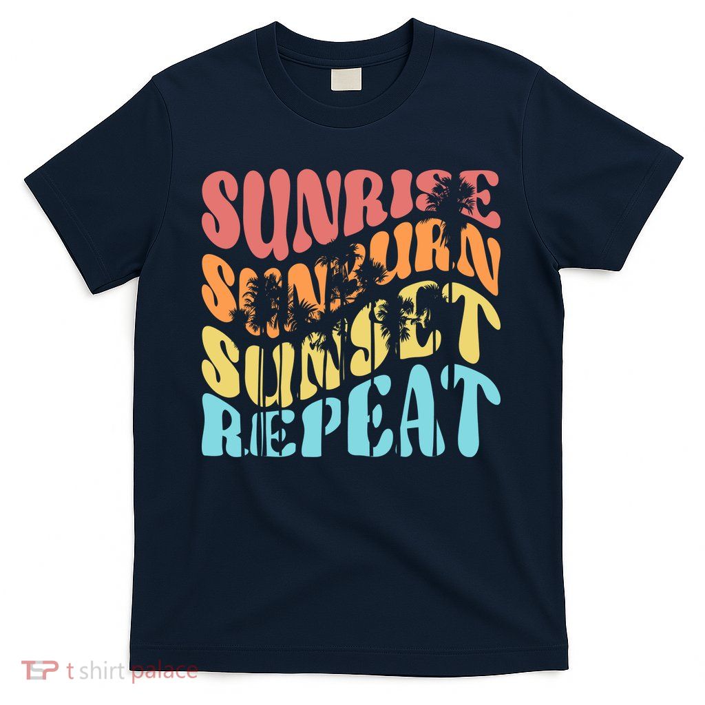 Sunride Sunburn Sunset Repeat T-Shirt