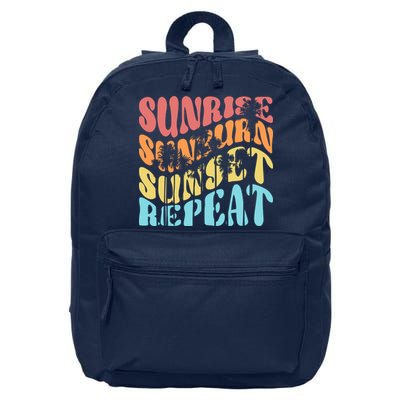 Sunride Sunburn Sunset Repeat 16 in Basic Backpack