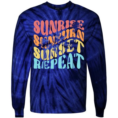 Sunride Sunburn Sunset Repeat Tie-Dye Long Sleeve Shirt