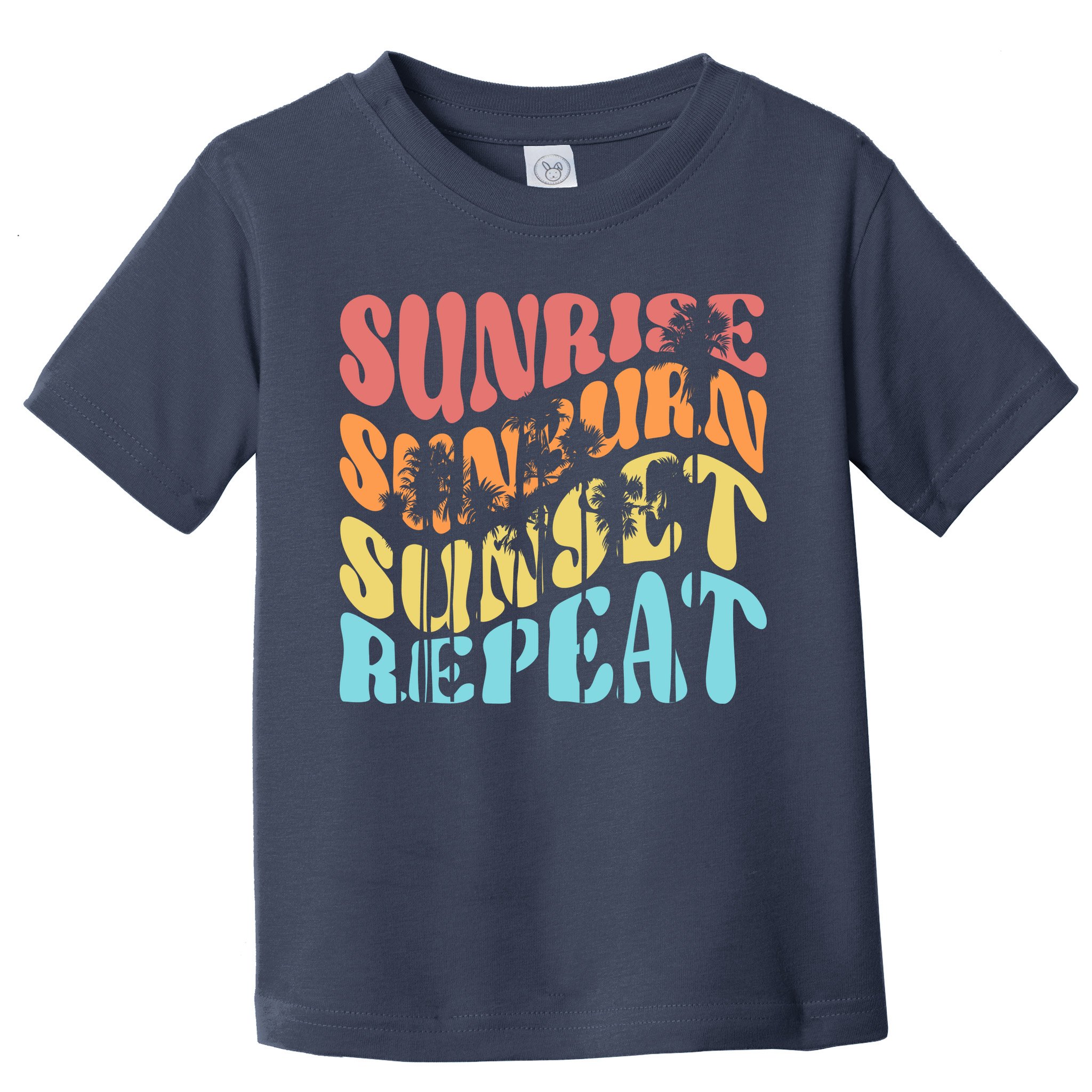 Sunride Sunburn Sunset Repeat Toddler T-Shirt