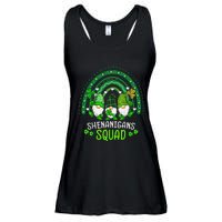 Shenanigans Squad St Patricks Day Gnomes Green Rainbow Irish Ladies Essential Flowy Tank