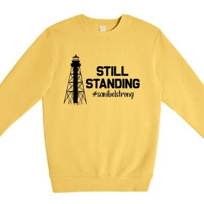 Still Standing Sanibel Strong Florida Hurricane Relief Premium Crewneck Sweatshirt