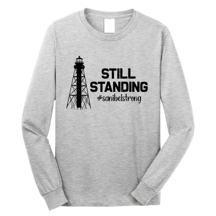 Still Standing Sanibel Strong Florida Hurricane Relief Long Sleeve Shirt