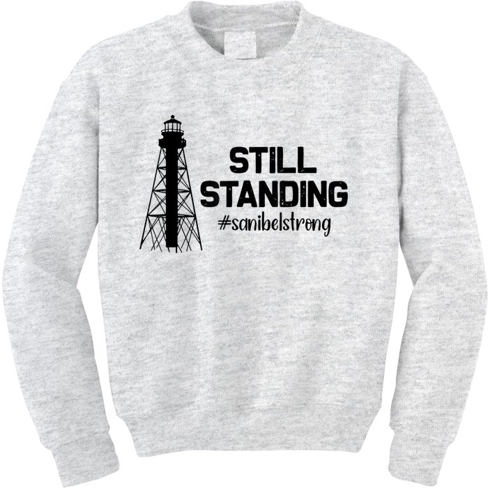 Still Standing Sanibel Strong Florida Hurricane Relief Kids Sweatshirt