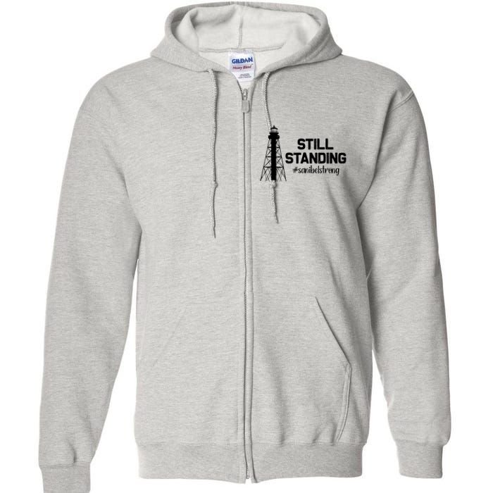 Still Standing Sanibel Strong Florida Hurricane Relief Full Zip Hoodie