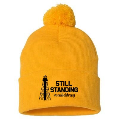 Still Standing Sanibel Strong Florida Hurricane Relief Pom Pom 12in Knit Beanie