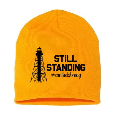 Still Standing Sanibel Strong Florida Hurricane Relief Short Acrylic Beanie