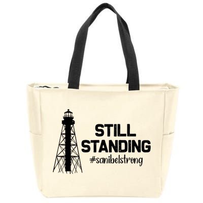 Still Standing Sanibel Strong Florida Hurricane Relief Zip Tote Bag
