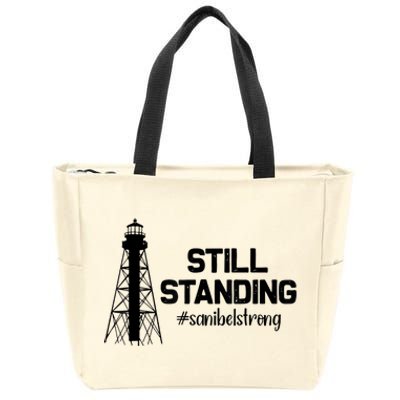 Still Standing Sanibel Strong Florida Hurricane Relief Zip Tote Bag