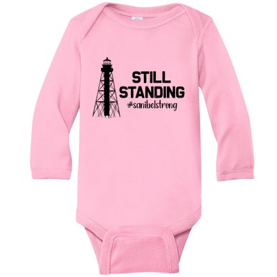 Still Standing Sanibel Strong Florida Hurricane Relief Baby Long Sleeve Bodysuit