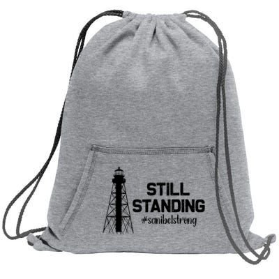 Still Standing Sanibel Strong Florida Hurricane Relief Sweatshirt Cinch Pack Bag