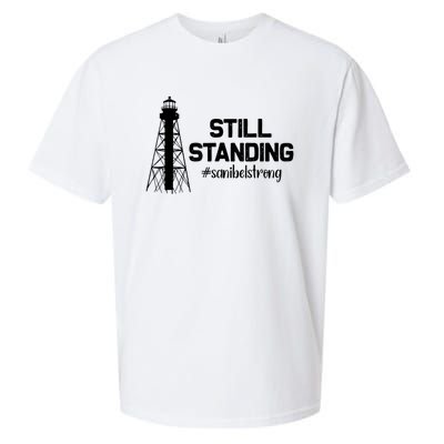 Still Standing Sanibel Strong Florida Hurricane Relief Sueded Cloud Jersey T-Shirt