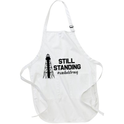 Still Standing Sanibel Strong Florida Hurricane Relief Full-Length Apron With Pockets