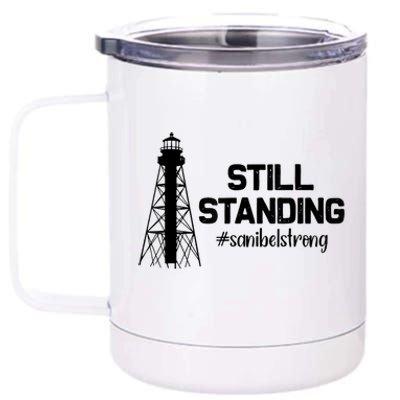 Still Standing Sanibel Strong Florida Hurricane Relief 12 oz Stainless Steel Tumbler Cup