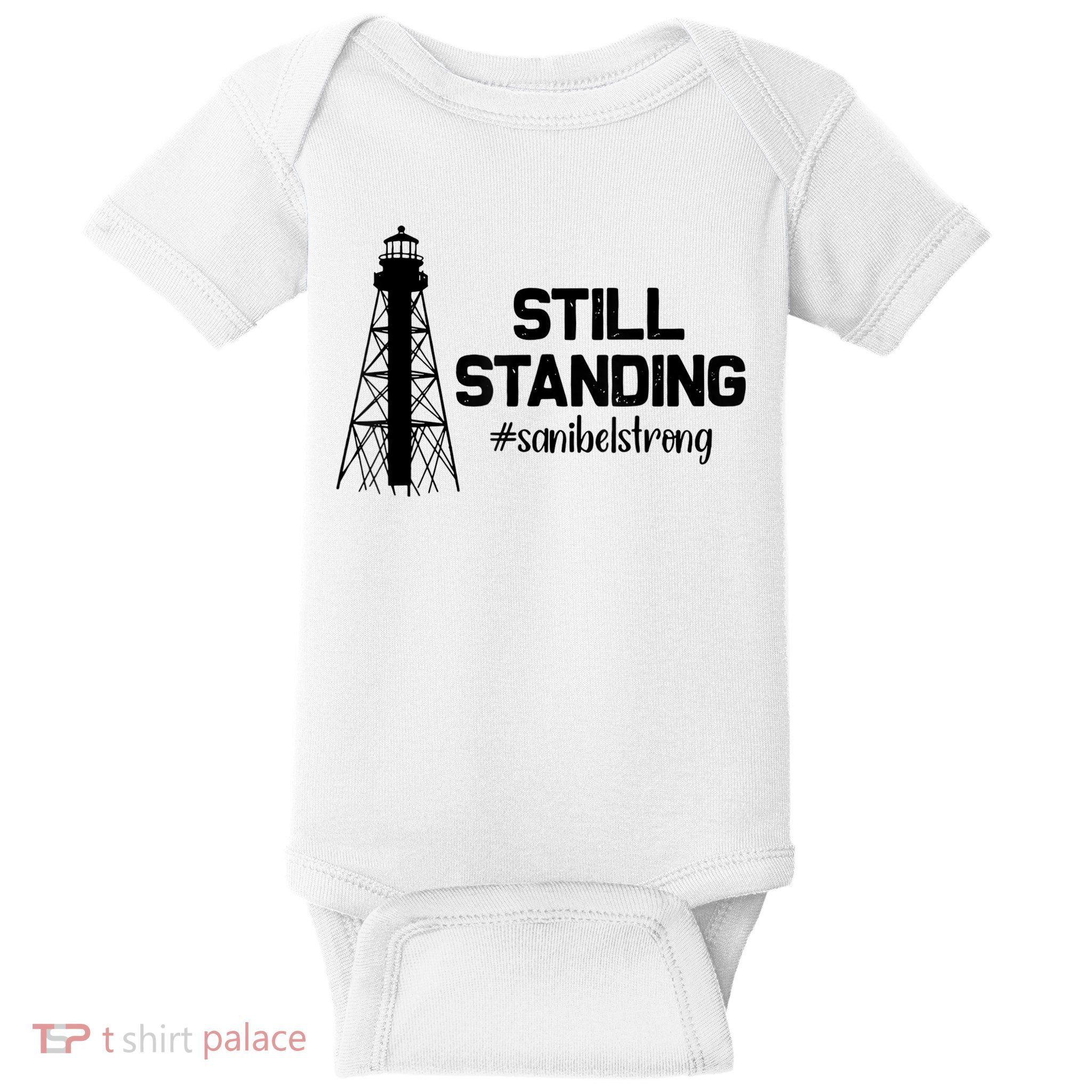 Still Standing Sanibel Strong Florida Hurricane Relief Baby Bodysuit