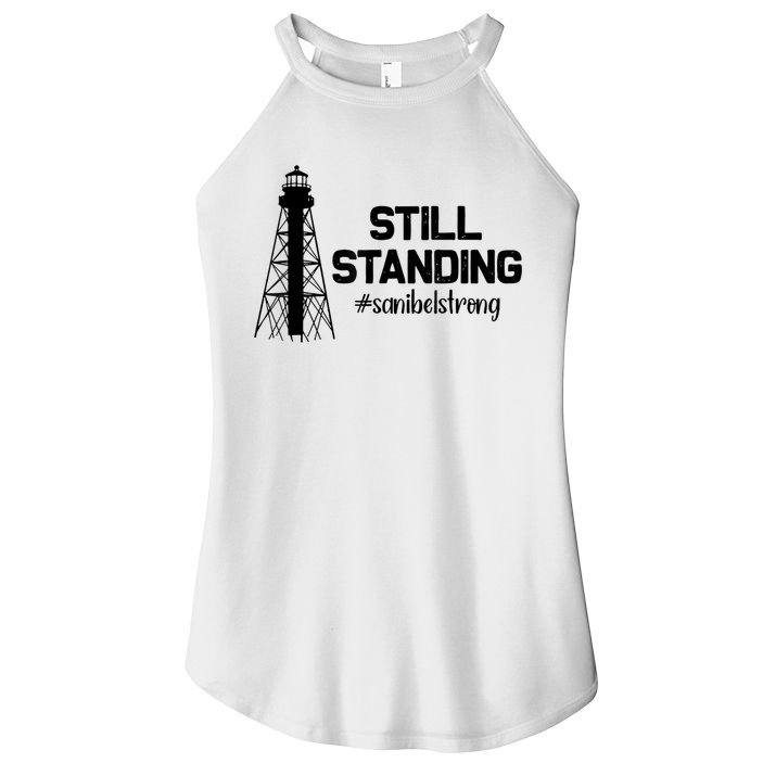 Still Standing Sanibel Strong Florida Hurricane Relief Women's Perfect Tri Rocker Tank
