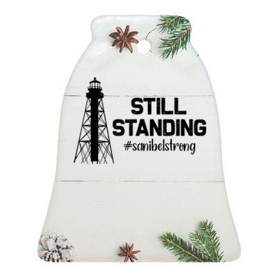 Still Standing Sanibel Strong Florida Hurricane Relief Ceramic Bell Ornament