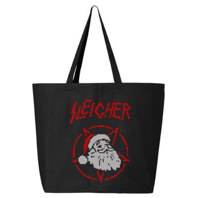 Sleigher Sweater Santa Ugly Christmas Funny Metal 25L Jumbo Tote