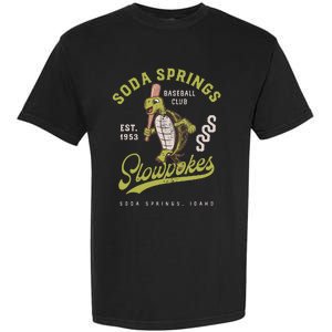 Soda Springs Slowpokes Minor League Baseball Team Garment-Dyed Heavyweight T-Shirt