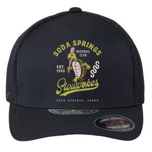 Soda Springs Slowpokes Minor League Baseball Team Flexfit Unipanel Trucker Cap