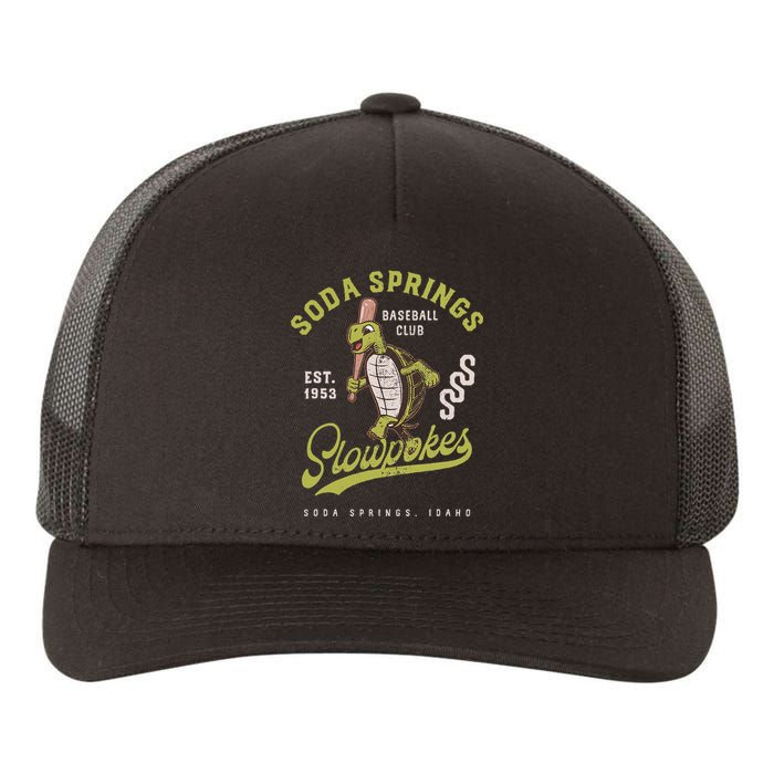 Soda Springs Slowpokes Minor League Baseball Team Yupoong Adult 5-Panel Trucker Hat