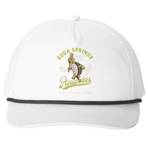 Soda Springs Slowpokes Minor League Baseball Team Snapback Five-Panel Rope Hat