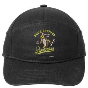 Soda Springs Slowpokes Minor League Baseball Team 7-Panel Snapback Hat