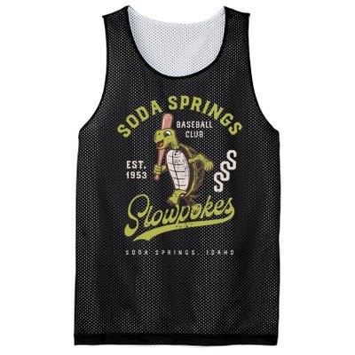 Soda Springs Slowpokes Minor League Baseball Team Mesh Reversible Basketball Jersey Tank